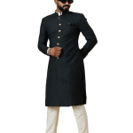 Classic Dark Green Achkan for Men | Elegant Ethnic Wear | Jaipurio